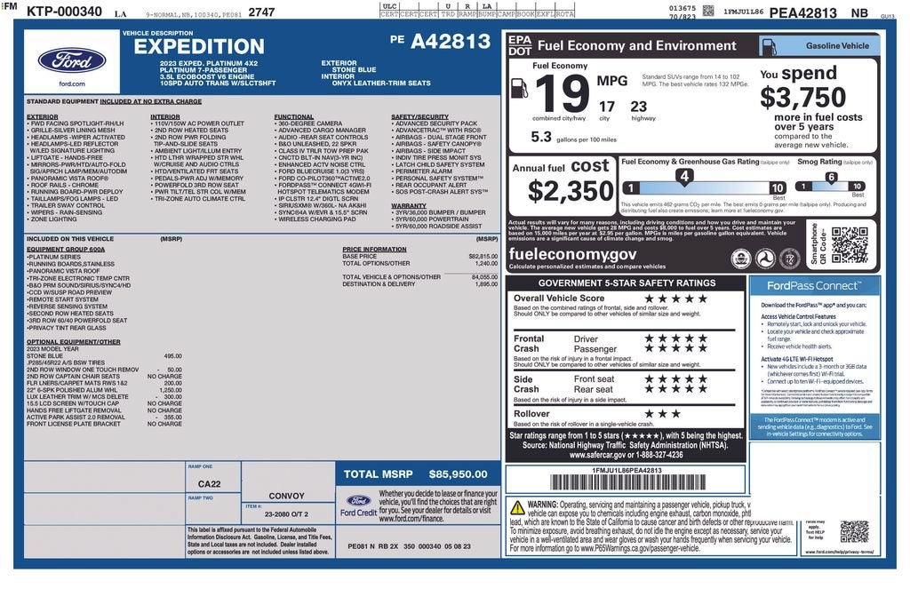 2023 Ford Expedition Platinum