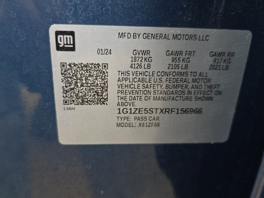 2024 Chevrolet Malibu 2LT