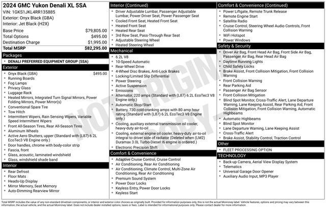 2024 GMC Yukon XL Denali