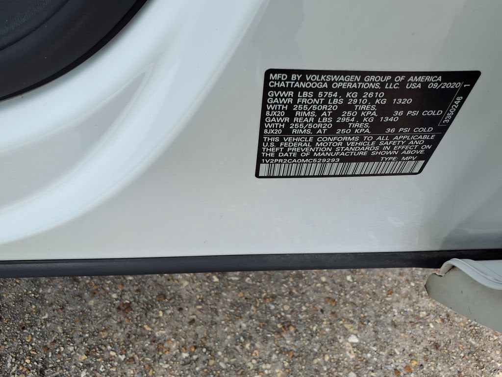 2021 Volkswagen Atlas 3.6L V6 SE w/Technology R-Line