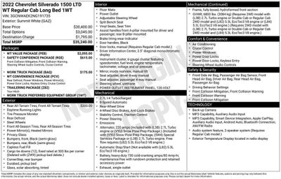 2022 Chevrolet Silverado 1500 LTD Work Truck