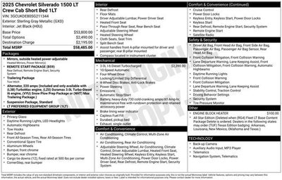 2025 Chevrolet Silverado 1500 LT