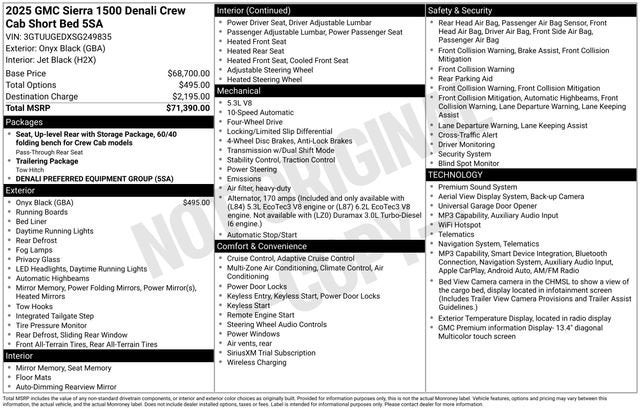 2025 GMC Sierra 1500 Denali