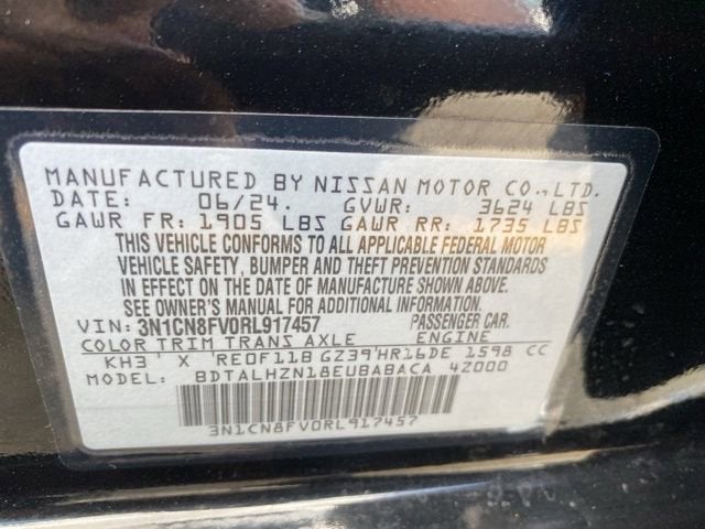 2024 Nissan Versa SR