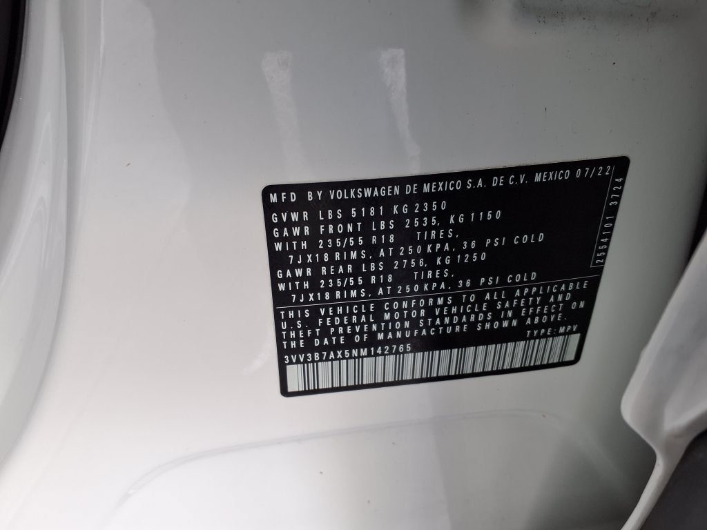 2022 Volkswagen Tiguan SE