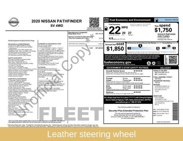 2020 Nissan Pathfinder SV