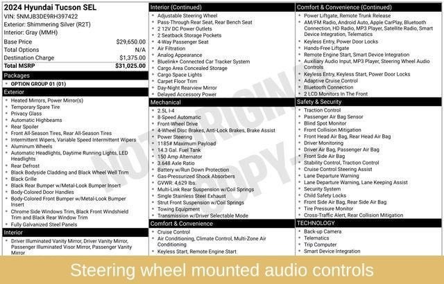 2024 Hyundai TUCSON SEL