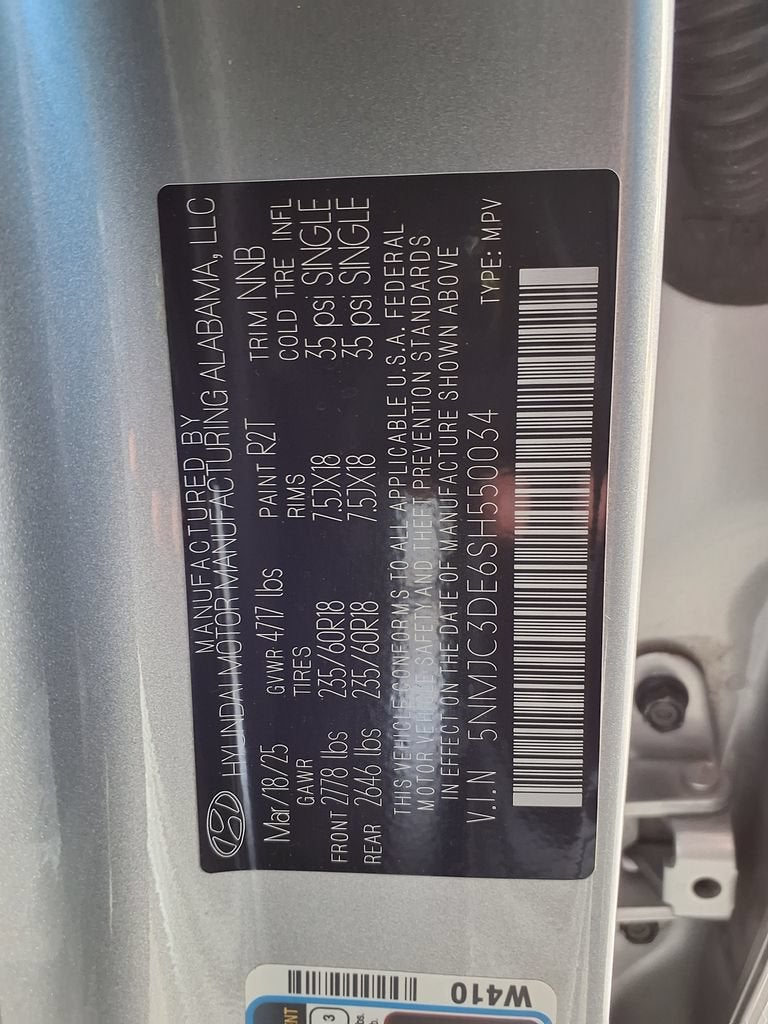 2025 Hyundai TUCSON SEL Convenience