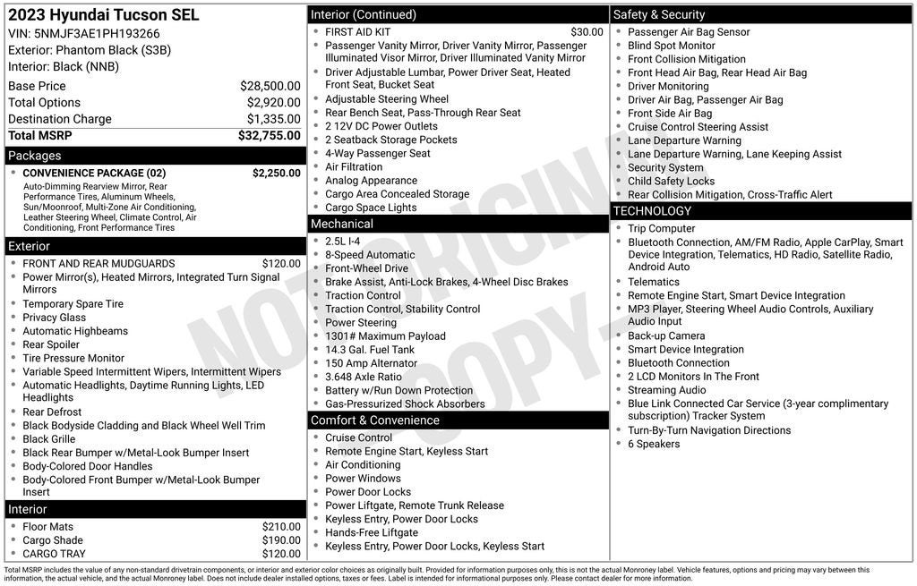 2023 Hyundai TUCSON SEL