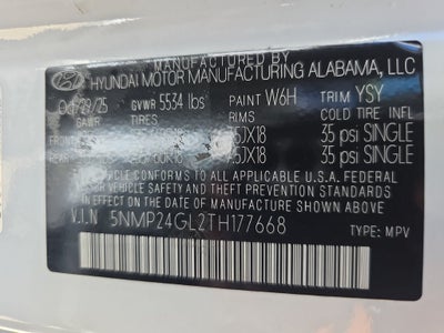 2026 Hyundai SANTA FE SEL
