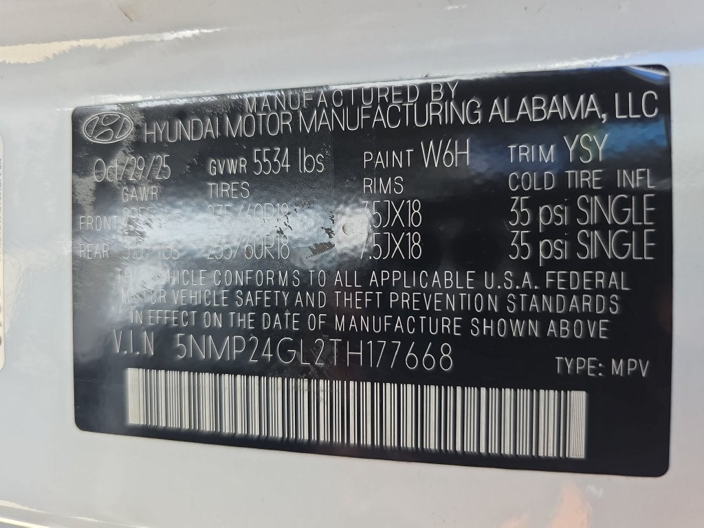 2026 Hyundai SANTA FE SEL