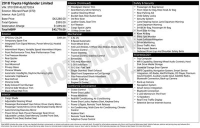 2018 Toyota Highlander Limited