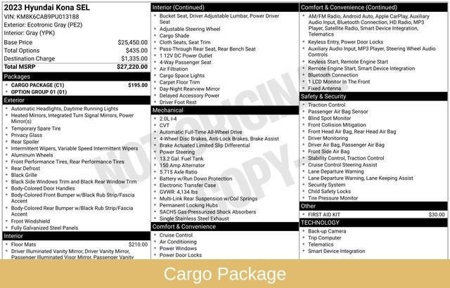 2023 Hyundai KONA SEL