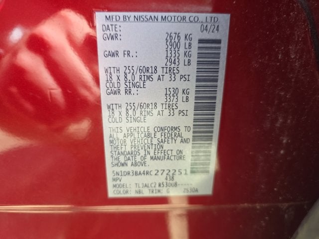 2024 Nissan Pathfinder SV