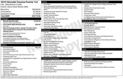 2019 Chevrolet Traverse Premier
