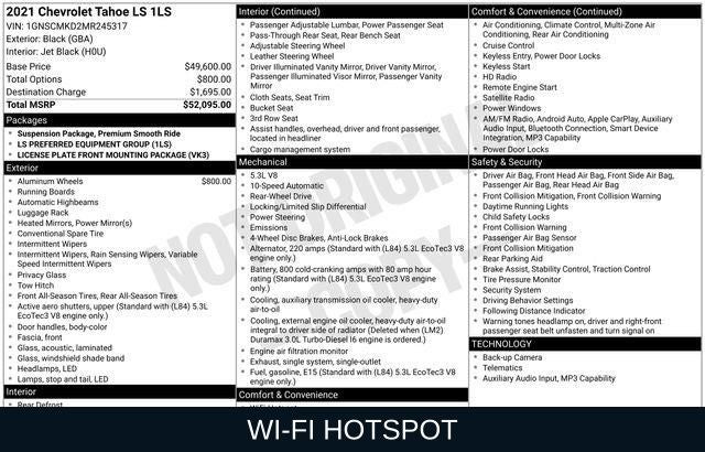 2021 Chevrolet Tahoe LS