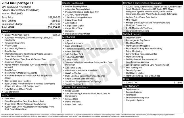2024 Kia Sportage EX