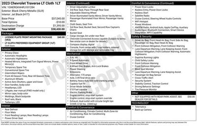 2023 Chevrolet Traverse LT 1LT