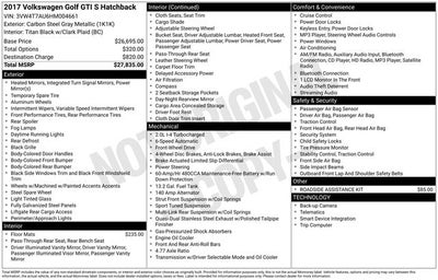 2017 Volkswagen Golf GTI S