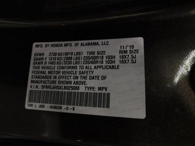 2020 Honda Odyssey EX