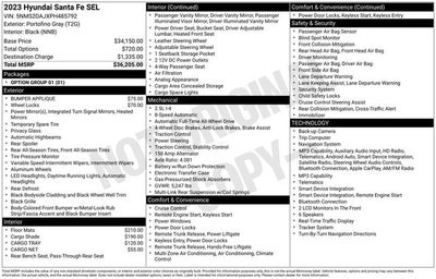 2023 Hyundai SANTA FE SEL
