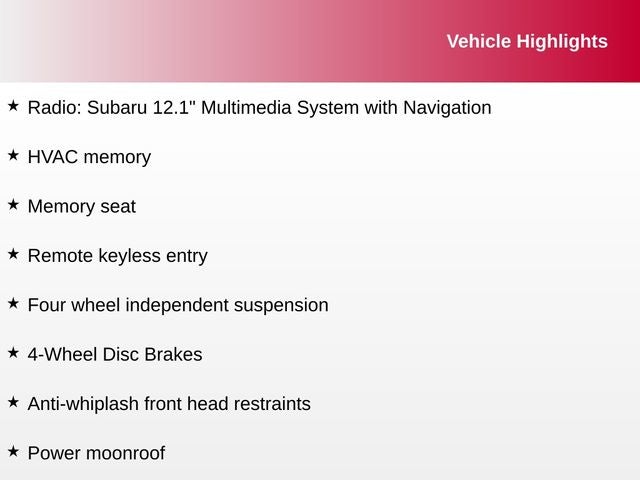 2026 Subaru Outback Touring XT