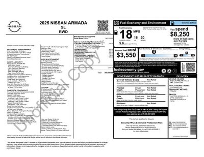 2025 Nissan Armada SL