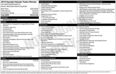 2019 Hyundai VELOSTER Turbo Ultimate