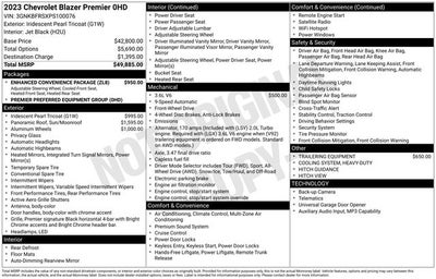 2023 Chevrolet Blazer Premier
