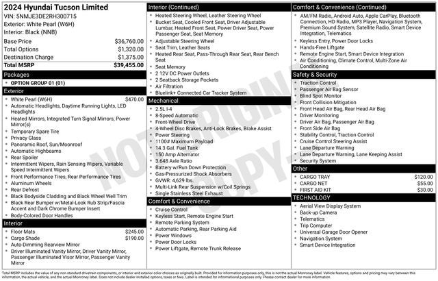 2024 Hyundai TUCSON Limited
