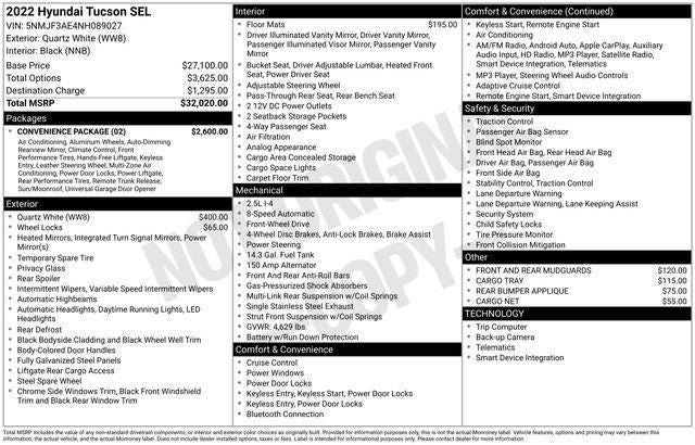 2022 Hyundai TUCSON SEL