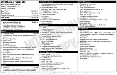 2023 Hyundai TUCSON SEL
