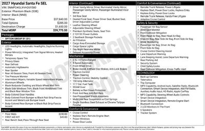 2027 Hyundai SANTA FE SEL