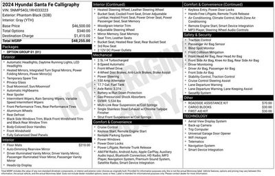 2024 Hyundai SANTA FE Calligraphy