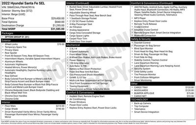 2022 Hyundai SANTA FE SEL