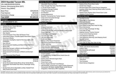 2024 Hyundai TUCSON SEL