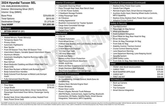 2024 Hyundai TUCSON SEL