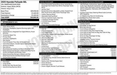 2025 Hyundai PALISADE SEL