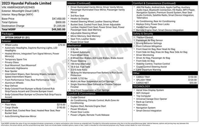 2023 Hyundai PALISADE Limited