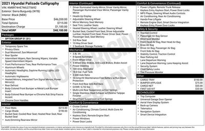 2021 Hyundai PALISADE Calligraphy