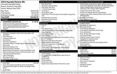 2024 Hyundai ELANTRA SEL