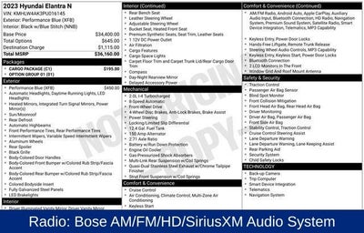 2023 Hyundai ELANTRA N DCT