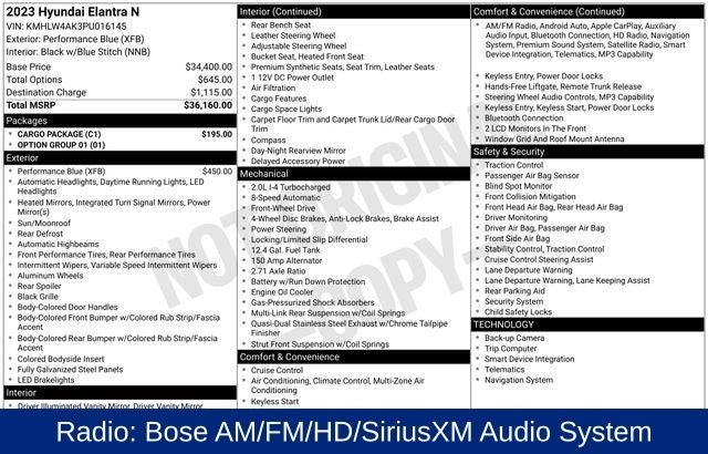 2023 Hyundai ELANTRA N DCT
