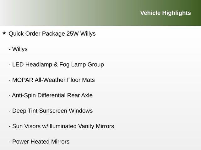 2022 Jeep Wrangler Unlimited Willys 4x4