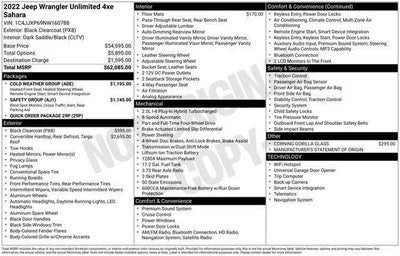 2022 Jeep Wrangler 4xe Unlimited Sahara 4x4