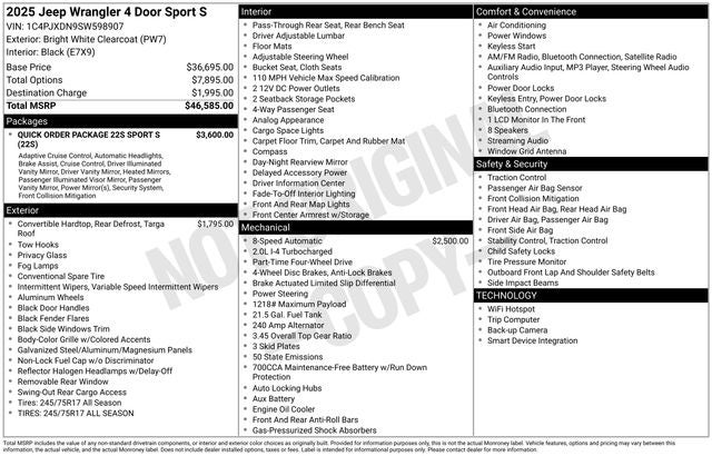 2025 Jeep Wrangler 4-Door Summit 4x4