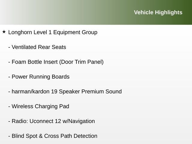 2020 RAM 1500 Laramie Longhorn Crew Cab 4x4 5'7' Box
