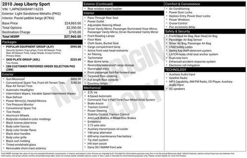 2010 Jeep Liberty Sport