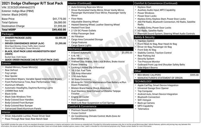2021 Dodge Challenger R/T Scat Pack