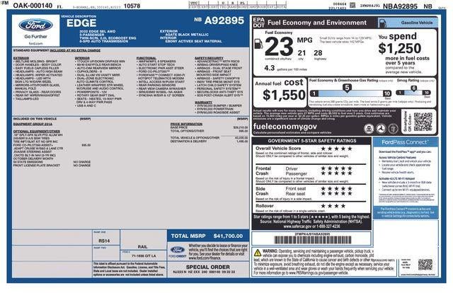 2022 Ford Edge SEL